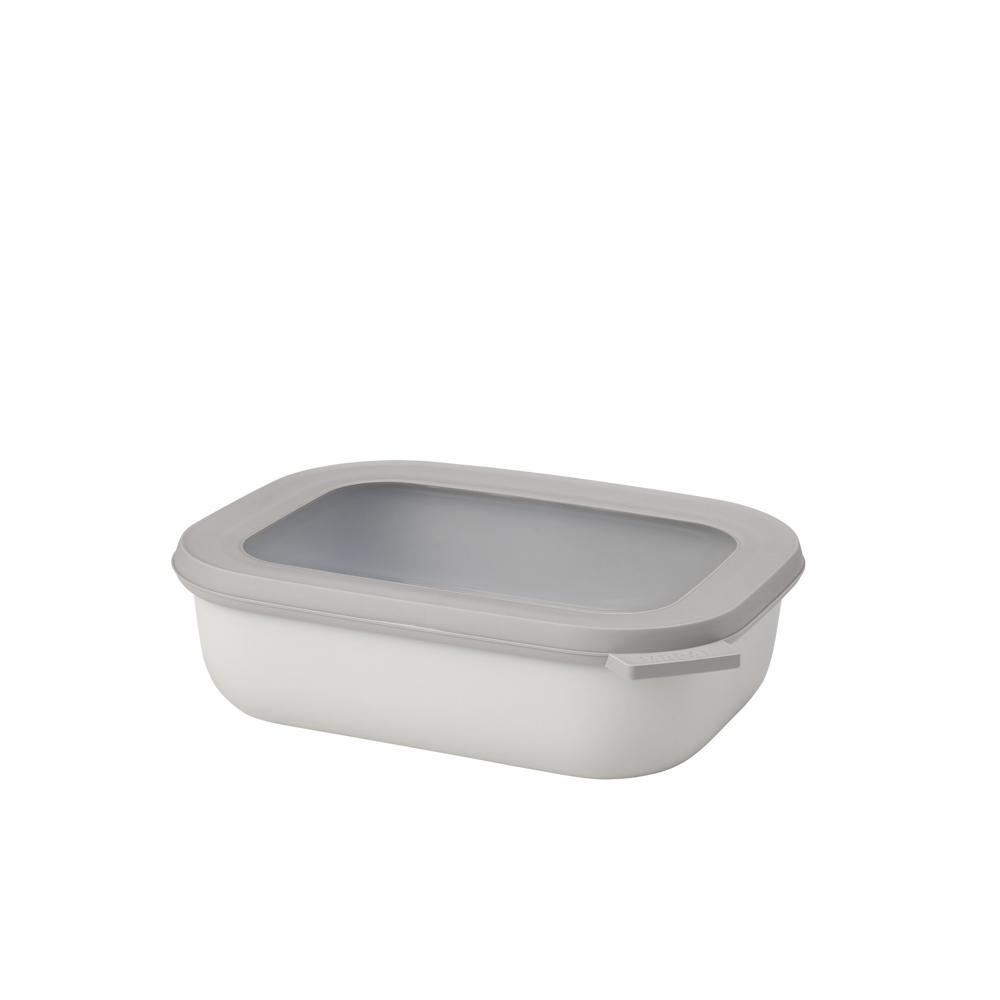 Mepal Cirqula Rectangular Multi Bowl 1000ml Nordic White